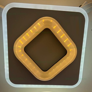 Aplica LED 36W Patrata 3 Functii LZ360 Color - Img 1