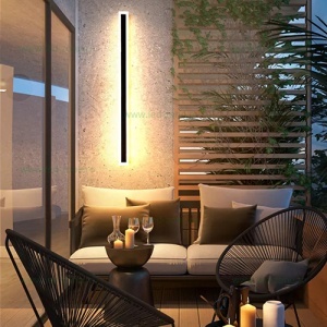 Aplica LED Exterior Negru 60cm LZ904
