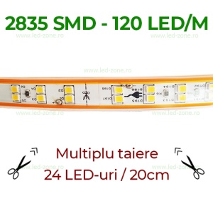 Banda LED 2835 198 SMD/ML 220V Taiere 11CM - Img 7