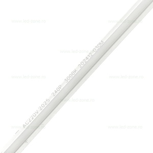 Banda LED COB 220V Alba Slim Silicon Mat Autoadeziva Taiere 10cm - Img 9
