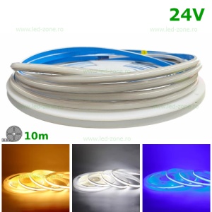 Banda LED COB 288 LED/ML Exterior 24V Rola 10m - Img 1