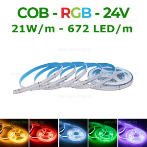 Banda LED COB 672 LED/ML RGB Interior 24V - Img 7