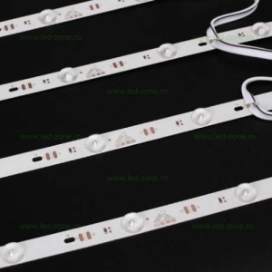 Banda Rigida 12 Module LED 3030 cu Lupa 12V - Img 5