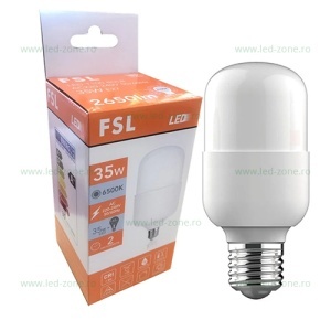 Bec LED E27 35W Dispersor Mat Plastic T130 - Img 2