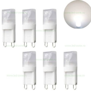 Bec LED G9 2W Corn Silicon