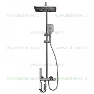 Coloana De Dus Cu Afisaj Digital Temperatura Cromat LZ05G - Img 2