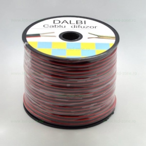 Conductor Electric 2x0.35mm Rosu Negru Rola 100 Metri - Img 3