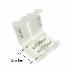 Conector Imbinare 2 Contacte Banda LED 12V 8mm Interior