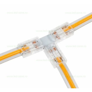 Conector Imbinare 2 Contacte Banda LED COB 8mm T - Img 1