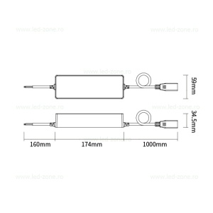 Controller Banda LED RGB 220V 400W RF - Img 3