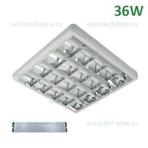 Corp Iluminat LED 4X9W 63x63cm Aplicat Emergenta LENA - Img 1
