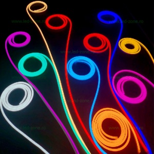 Furtun LED Neon Flex Slim 220V Diverse Culori - Img 11