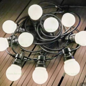 Ghirlanda 10M cu 20 Becuri LED Glob Mat