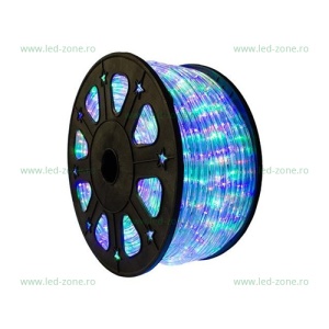 Instalatie LED Furtun 100m Diametru 10mm Diverse Culori - Img 2
