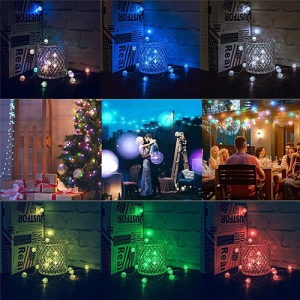 Instalatie LED USB 100 LED-uri RGB Digitala 10m - Img 2