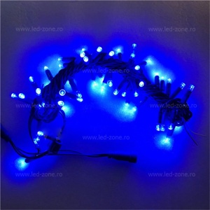 Instalatie Pom Craciun 100 LED-uri Exterior Fir Cauciucat si Colorat - Img 2