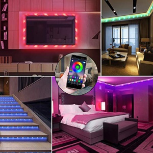 Kit Banda LED 5050 RGB Silicon 12V WIFI Rola 5m