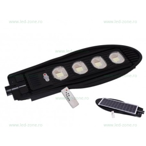 Lampa LED Iluminat Stradal 200W Solara cu Senzor Miscare si Telecomanda - Img 2