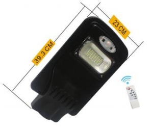 Lampa LED Iluminat Stradal 20W Solara cu Senzor Miscare si Telecomanda - Img 2