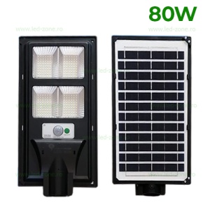 Lampa LED Iluminat Stradal 80W Solara Senzor 4 Module - Img 1
