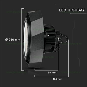 Lampa LED Industriala 100W UFO Premium 18000Lm Driver Meanwell - Img 5