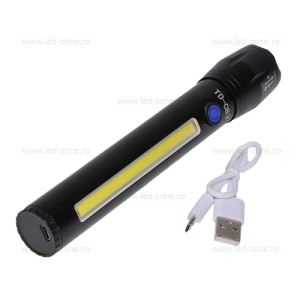Lanterna LED De Mana 7W COB ZOOM C83 - Img 2