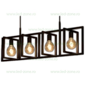 Lustra 4 Socluri Vintage E27 LZ8183-4