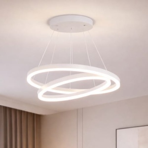 Lustra LED 108W Alba 3 Functii cu Telecomanda LZ14