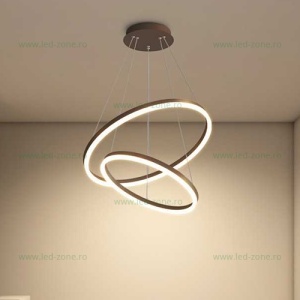 Lustra LED 120W 3 Functii Dimabila cu Telecomanda LZ13 - Img 4