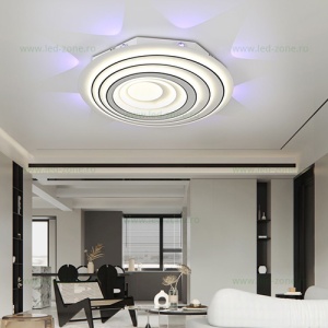 Lustra LED 120W 3 Functii Dimabila cu Telecomanda LZ1810-1 - Img 2