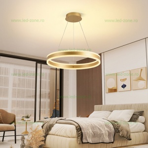 Lustra LED 124W 3 Functii Dimabila cu Telecomanda LZ1768-500D - Img 3