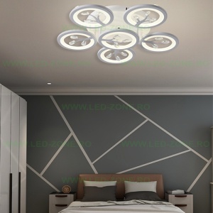 Lustra LED 144W 3 Functii Dimabila cu Telecomanda sau Telefon LZ6613-51 - Img 5