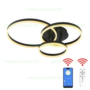 Lustra LED 154W 3 Functii Dimabila cu Telecomanda sau Telefon LZ1708