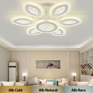 Lustra LED 166W 3 Functii Dimabila cu Telecomanda LZG3347-6+1