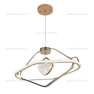 Lustra LED 176W Dimabila 3 Functii cu Telecomanda LZ1266-3 - Img 2