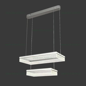 Lustra LED 240W Dimabila 3 Functii cu Telecomanda LZC23016-2 - Img 2