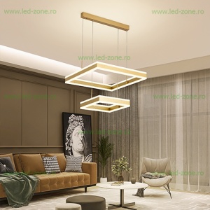 Lustra LED 256W Dimabila 3 Functii cu Telecomanda LZ1767-500 - Img 3