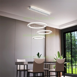 Lustra LED 314W 3 Functii Dimabila cu Telecomanda Cristal LZ5919-3
