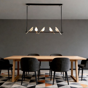 Lustra LED 50W Neagra 3 Functii LZ820-5