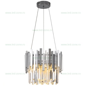 Lustra LED 52W 3 Functii cu Telecomanda Cristal LZ6431-400 - Img 5