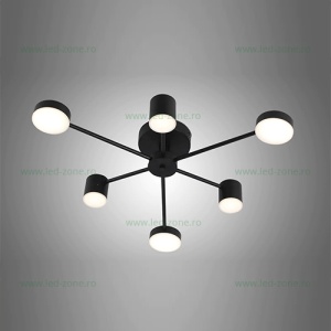 Lustra LED 54W 3 Functii Dimabila cu Telecomanda LZ4217-3+3 - Img 3