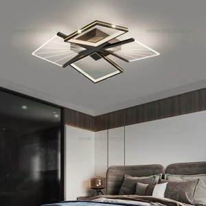 Lustra LED 65W 3 Functii Dimabila cu Telecomanda LZR9072-4 - Img 2