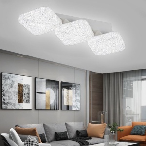 Lustra LED 72W 3 Functii Dimabila cu Telecomanda LZ25036-3