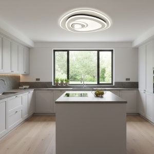 Lustra LED 73W 3 Functii Dimabila cu Telecomanda LZ24003 - Img 3