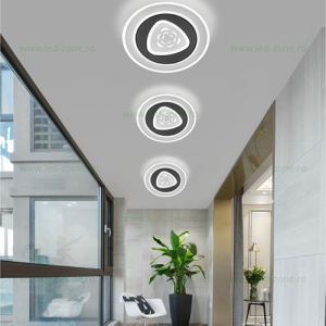 Lustra LED 82W 3 Functii Dimabila cu Telecomanda LZ883-3 - Img 2