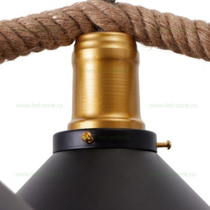 Lustra Rustic 3 Socluri E27 LZ8738 - Img 3