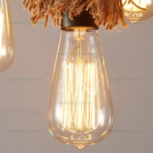 Lustra Rustic 6 Socluri E27 LZR-6 - Img 2