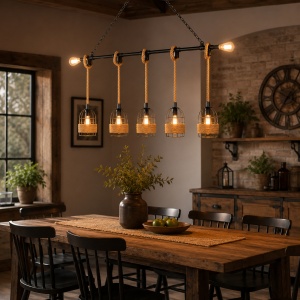 Lustra Rustic 7 Socluri E27 LZ8398-5P