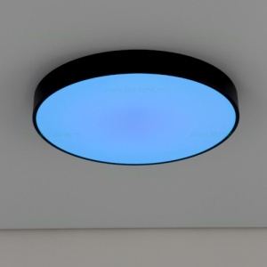 Panou LED 100W D-60cm Aplicat Negru RGB-CCT cu Telecomanda - Img 7