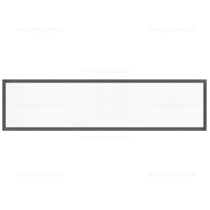 Panou LED 48W 120x30cm Aplicat Negru Backlight - Img 2